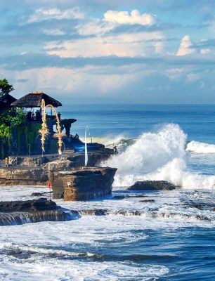 Tanah Lot Temple in Bali Island Indonesia.